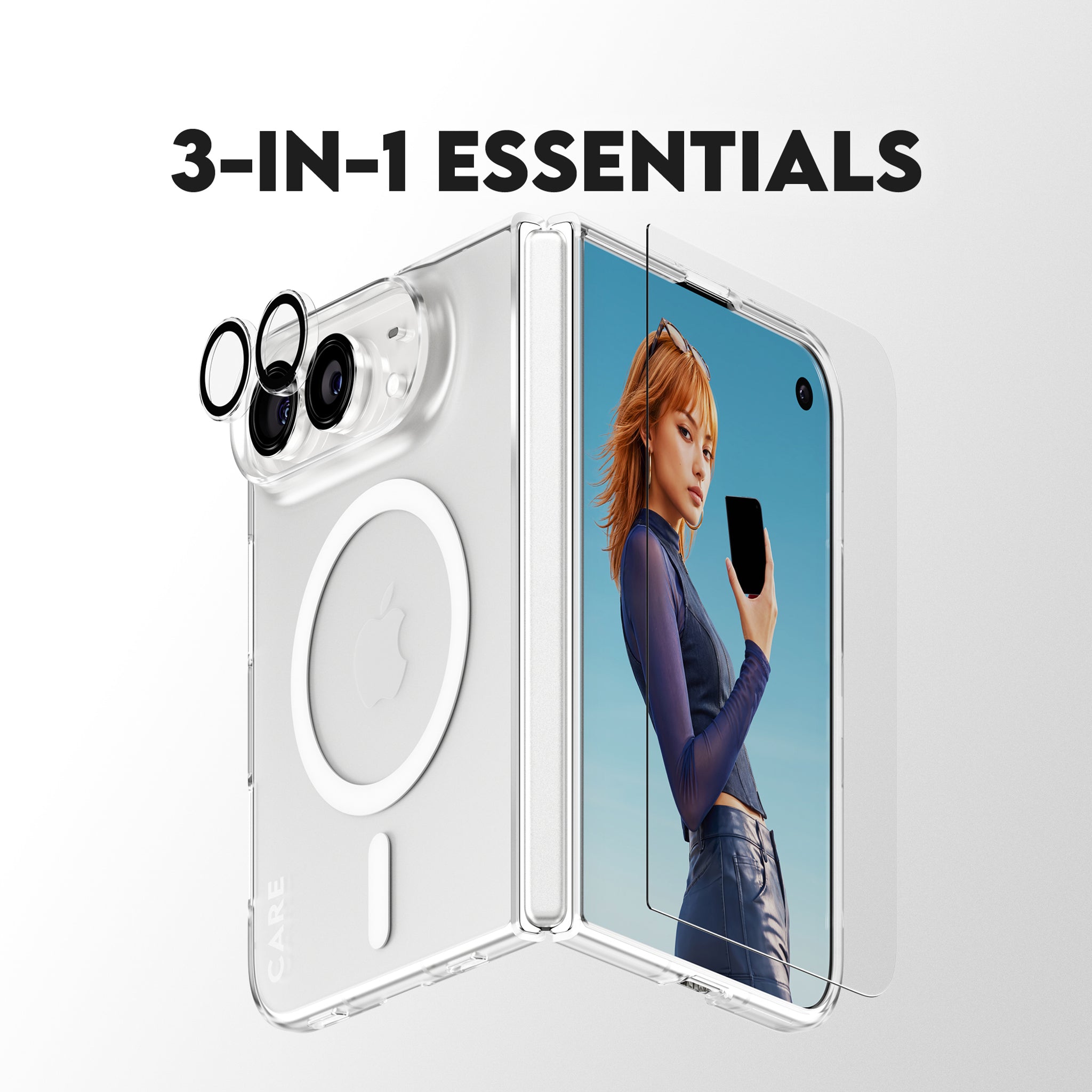 PanzerGlass® | CARE™ by PanzerGlass® 3-in-1 Flagship Bundle iPhone Duo